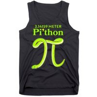 3.14 Meter Pi'thon Python Snake Pi Day March 14 Tank Top