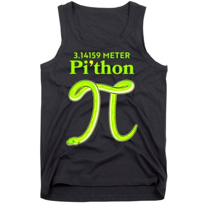 3.14 Meter Pi'thon Python Snake Pi Day March 14 Tank Top