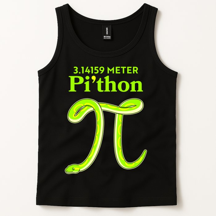 3.14 Meter Pi'thon Python Snake Pi Day March 14 Tank Top