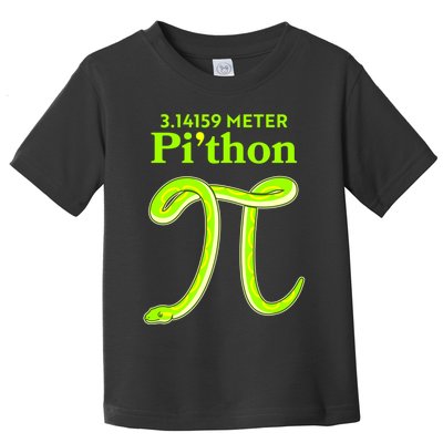 3.14 Meter Pi'thon Python Snake Pi Day March 14 Toddler T-Shirt