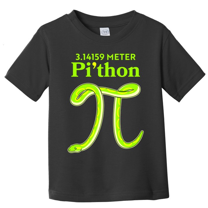 3.14 Meter Pi'thon Python Snake Pi Day March 14 Toddler T-Shirt