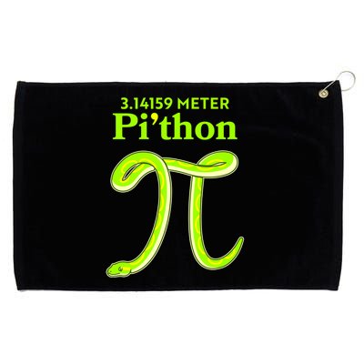 3.14 Meter Pi'thon Python Snake Pi Day March 14 Grommeted Golf Towel