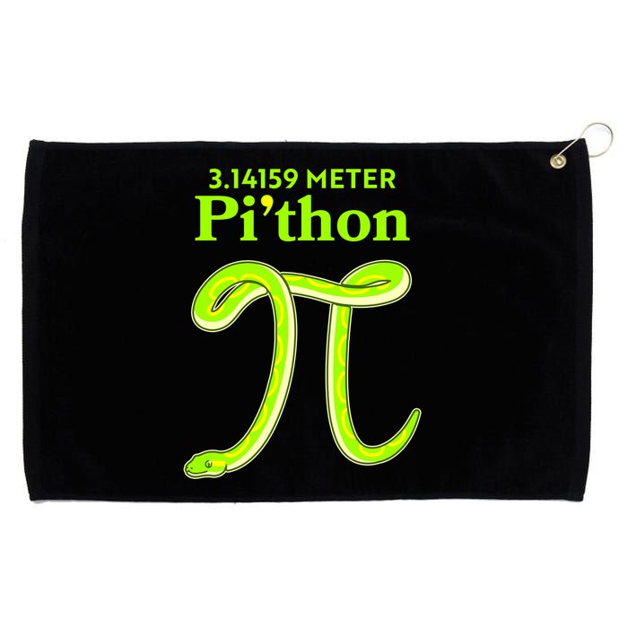 3.14 Meter Pi'thon Python Snake Pi Day March 14 Grommeted Golf Towel
