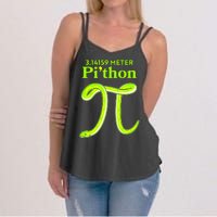 3.14 Meter Pi'thon Python Snake Pi Day March 14 Women's Strappy Tank