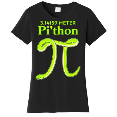 3.14 Meter Pi'thon Python Snake Pi Day March 14 Women's T-Shirt