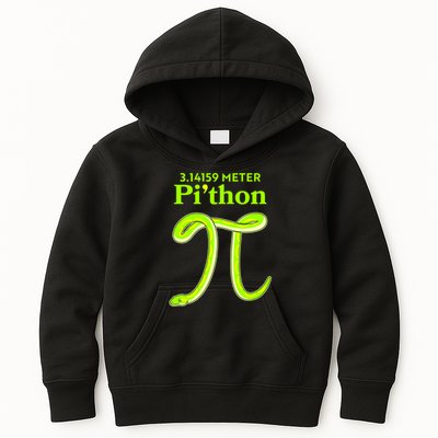 3.14 Meter Pi'thon Python Snake Pi Day March 14 Kids Hoodie
