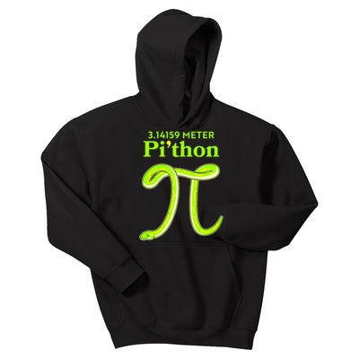 3.14 Meter Pi'thon Python Snake Pi Day March 14 Kids Hoodie