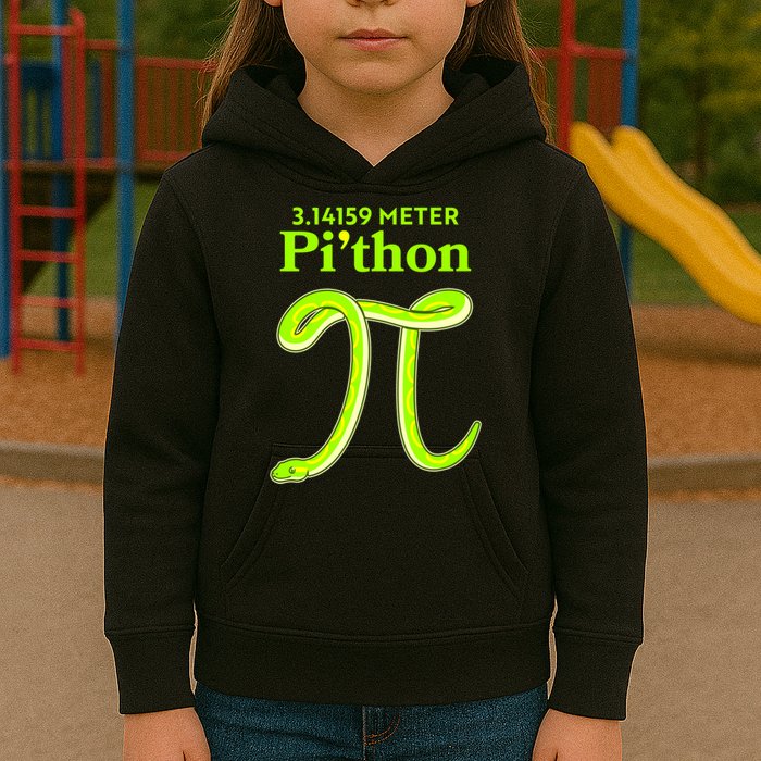 3.14 Meter Pi'thon Python Snake Pi Day March 14 Kids Hoodie