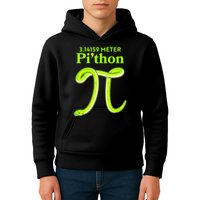 3.14 Meter Pi'thon Python Snake Pi Day March 14 Kids Hoodie