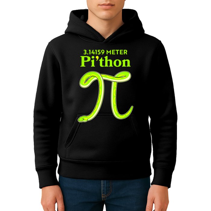 3.14 Meter Pi'thon Python Snake Pi Day March 14 Kids Hoodie