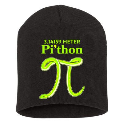 3.14 Meter Pi'thon Python Snake Pi Day March 14 Short Acrylic Beanie