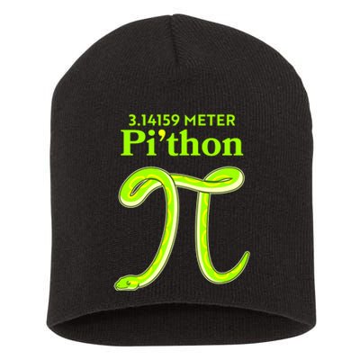 3.14 Meter Pi'thon Python Snake Pi Day March 14 Short Acrylic Beanie