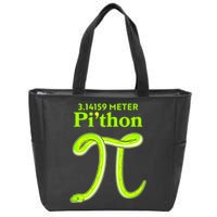3.14 Meter Pi'thon Python Snake Pi Day March 14 Zip Tote Bag