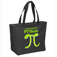 3.14 Meter Pi'thon Python Snake Pi Day March 14 Zip Tote Bag