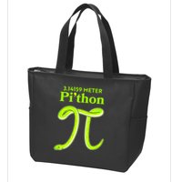 3.14 Meter Pi'thon Python Snake Pi Day March 14 Zip Tote Bag