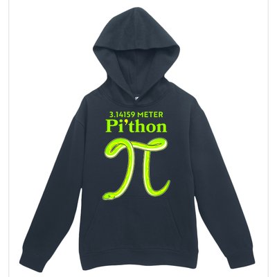 3.14 Meter Pi'thon Python Snake Pi Day March 14 Urban Pullover Hoodie