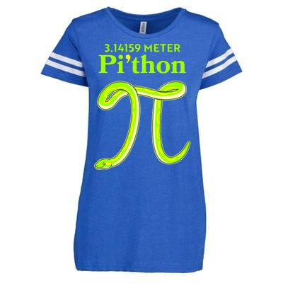 3.14 Meter Pi'thon Python Snake Pi Day March 14 Enza Ladies Jersey Football T-Shirt