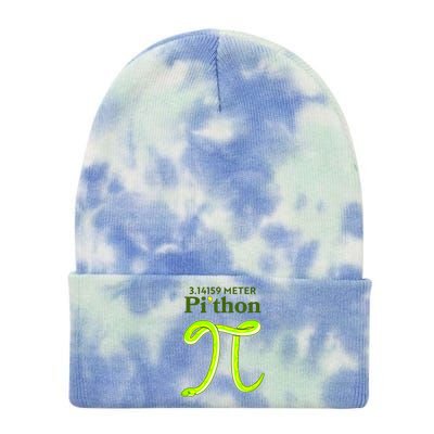 3.14 Meter Pi'thon Python Snake Pi Day March 14 Tie Dye 12in Knit Beanie