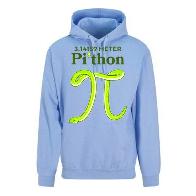 3.14 Meter Pi'thon Python Snake Pi Day March 14 Unisex Surf Hoodie