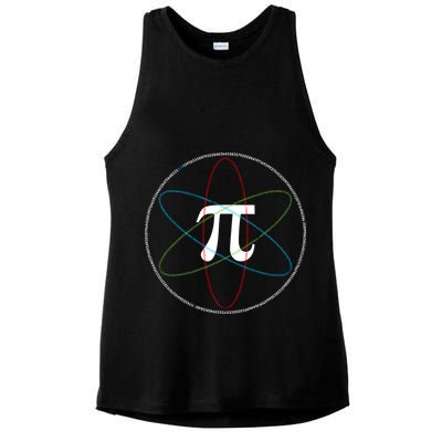 3.14 National Pi Day Numbers Science Symbol Ladies PosiCharge Tri-Blend Wicking Tank