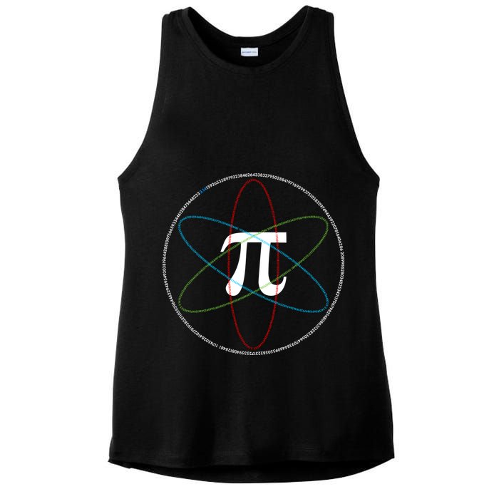 3.14 National Pi Day Numbers Science Symbol Ladies PosiCharge Tri-Blend Wicking Tank