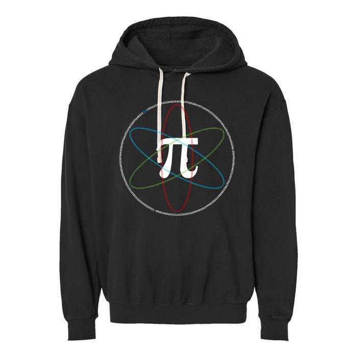 3.14 National Pi Day Numbers Science Symbol Garment-Dyed Fleece Hoodie