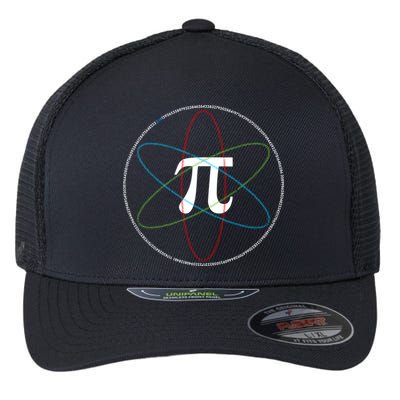 3.14 National Pi Day Numbers Science Symbol Flexfit Unipanel Trucker Cap