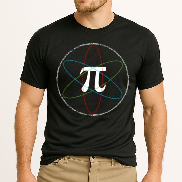 3.14 National Pi Day Numbers Science Symbol Cooling Performance Crew T-Shirt