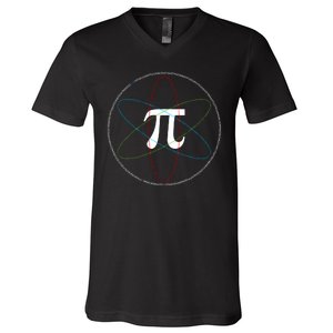 3.14 National Pi Day Numbers Science Symbol V-Neck T-Shirt