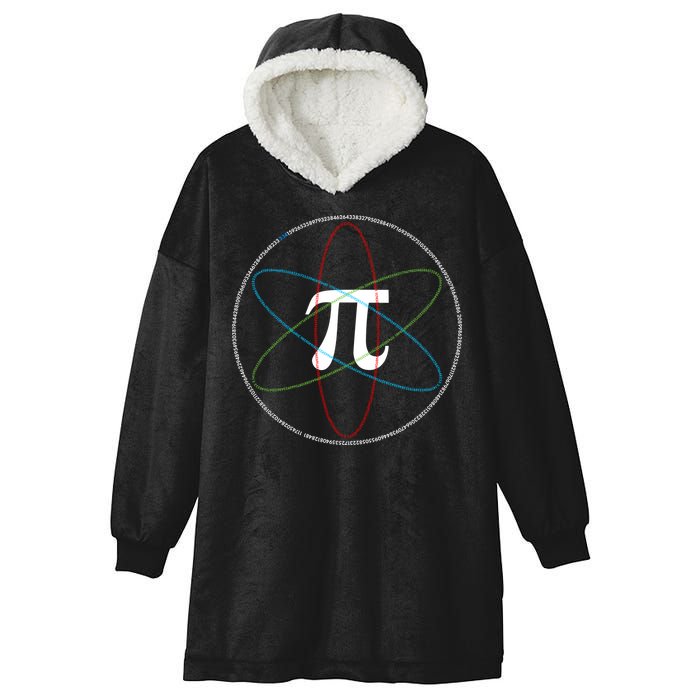 3.14 National Pi Day Numbers Science Symbol Hooded Wearable Blanket