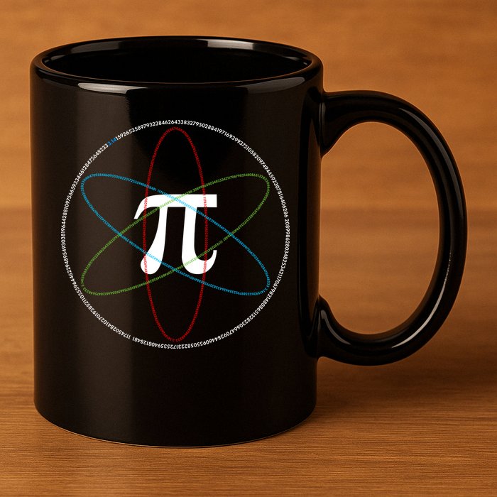 3.14 National Pi Day Numbers Science Symbol 11oz C Handle Ceramic Mug