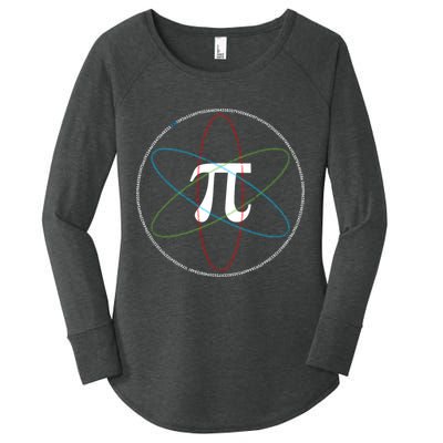 3.14 National Pi Day Numbers Science Symbol Women's Perfect Tri Tunic Long Sleeve Shirt