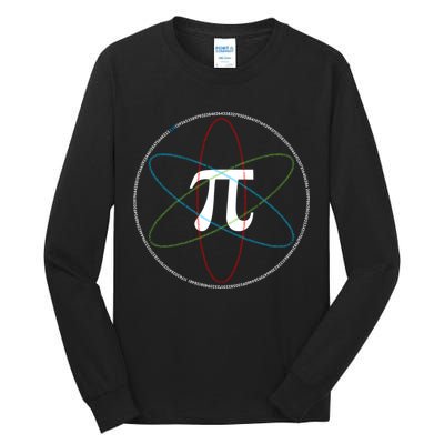 3.14 National Pi Day Numbers Science Symbol Tall Long Sleeve T-Shirt