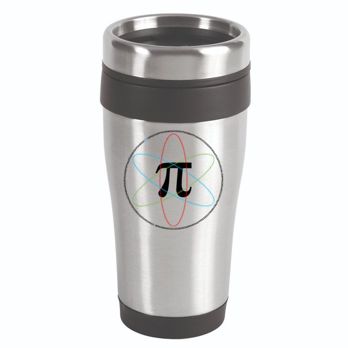 3.14 National Pi Day Numbers Science Symbol 16oz Travel Tumbler