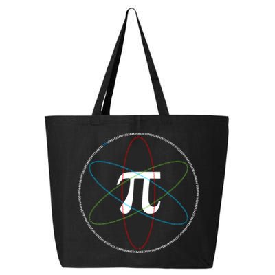 3.14 National Pi Day Numbers Science Symbol 25L Jumbo Tote