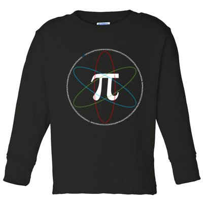3.14 National Pi Day Numbers Science Symbol Toddler Long Sleeve Shirt