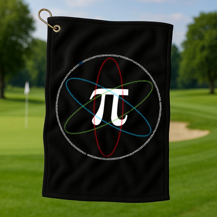 3.14 National Pi Day Numbers Science Symbol Golf Towel
