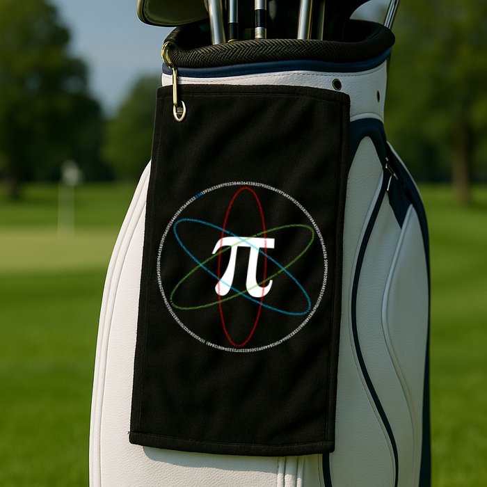 3.14 National Pi Day Numbers Science Symbol Golf Towel