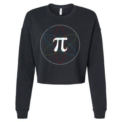 3.14 National Pi Day Numbers Science Symbol Cropped Pullover Crew