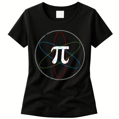 3.14 National Pi Day Numbers Science Symbol Womens T-Shirt