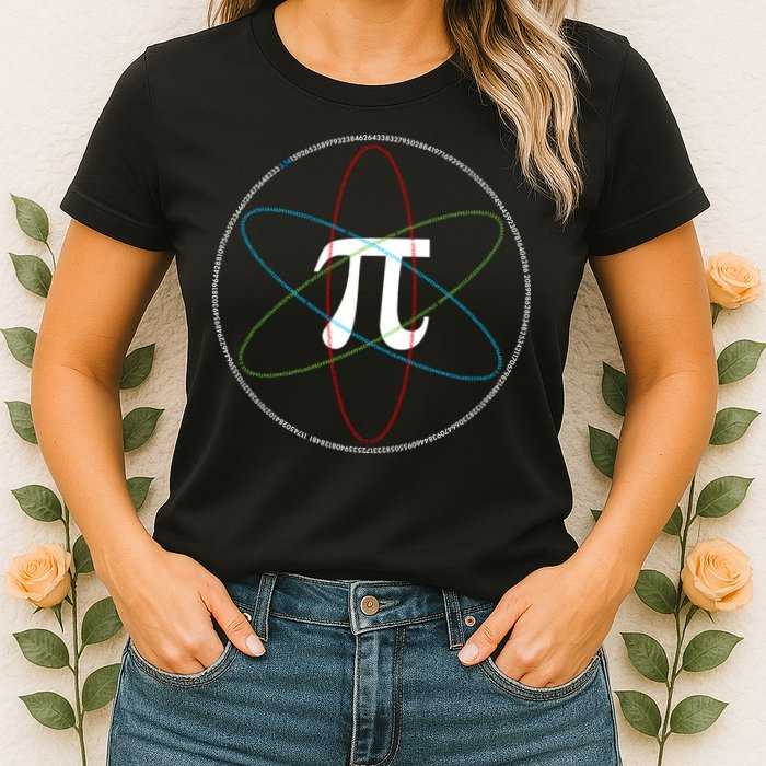 3.14 National Pi Day Numbers Science Symbol Womens T-Shirt