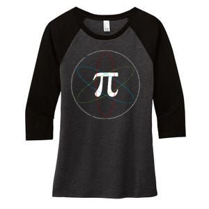 3.14 National Pi Day Numbers Science Symbol Women's Tri-Blend 3/4-Sleeve Raglan Shirt