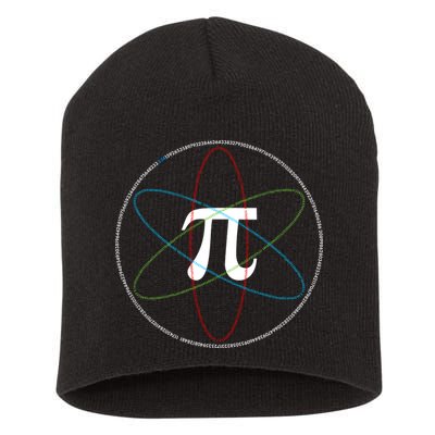 3.14 National Pi Day Numbers Science Symbol Short Acrylic Beanie