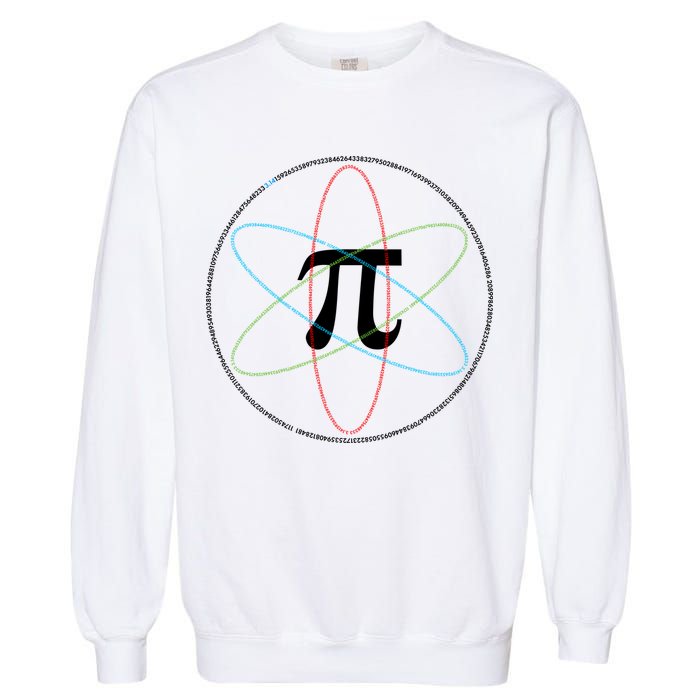 3.14 National Pi Day Numbers Science Symbol Garment-Dyed Sweatshirt