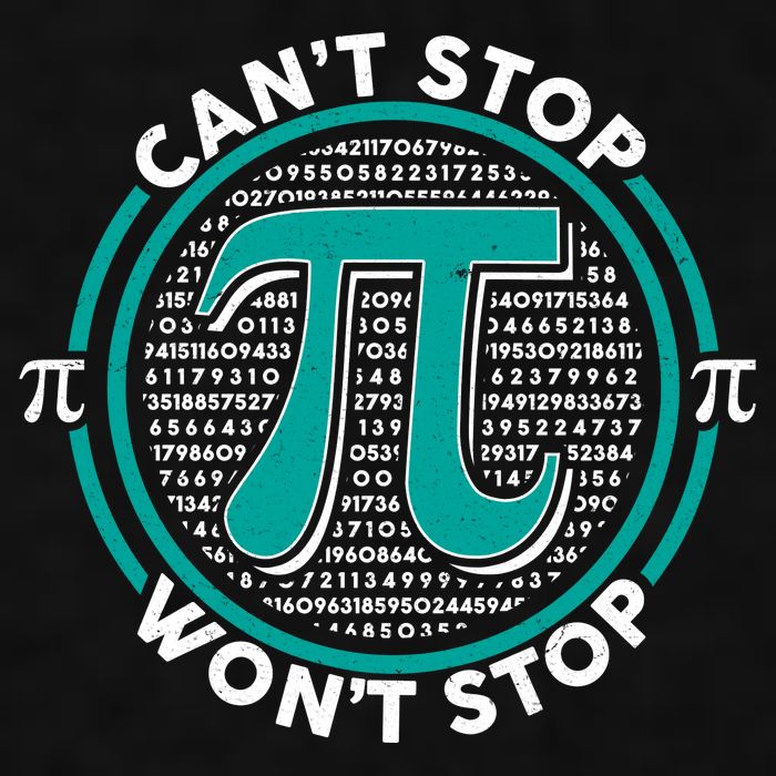 3.14 Pi Day Can't Stop Pi Won't Stop Ladies PosiCharge Tri-Blend Wicking Tank