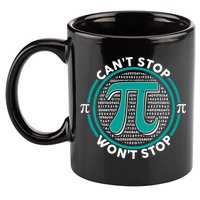 3.14 Pi Day Can't Stop Pi Won't Stop 11oz C Handle Ceramic Mug