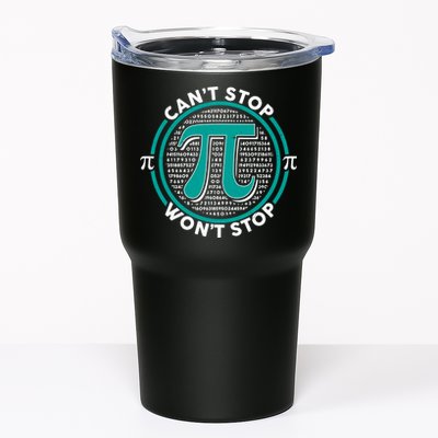 3.14 Pi Day Can't Stop Pi Won't Stop Tumbler