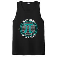 3.14 Pi Day Can't Stop Pi Won't Stop PosiCharge Competitor Tank