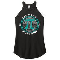 3.14 Pi Day Can't Stop Pi Won't Stop Women's Perfect Tri Rocker Tank