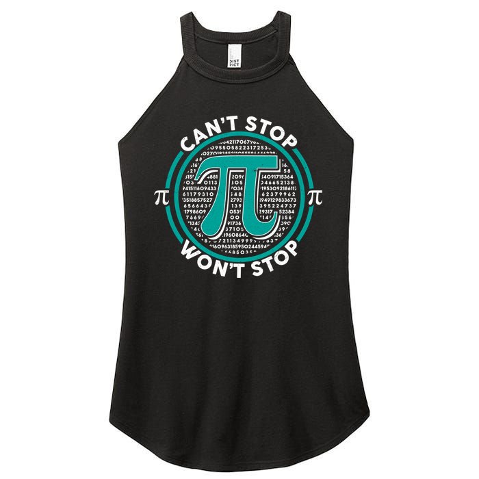 3.14 Pi Day Can't Stop Pi Won't Stop Women's Perfect Tri Rocker Tank